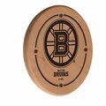 Holland Bar Stool Co Boston Bruins 13" Laser Engraved Solid Wood Sign WSgnLNatBosBru